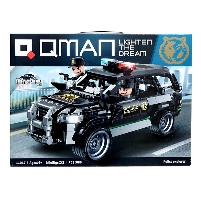 Конструктор Спецназ «Мобильный патруль», 686 деталей Конструктор Спецназ «Мобильный патруль», 686 деталей