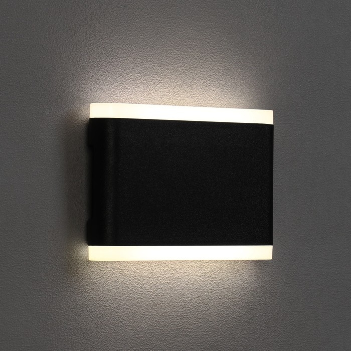 Светильник фасадный «Гловер», FSD-031, 10 Вт, 4000К, IP65, 220 В, пластик, черный Светильник фасадный «Гловер», FSD-031, 10 Вт, 4000К, IP65, 220 В, пластик, черный