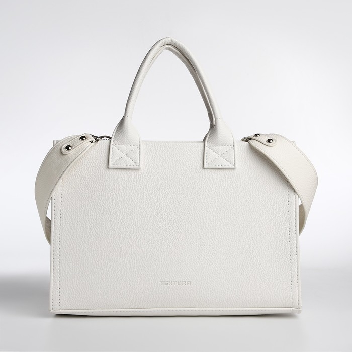Сумка женская TEXTURA, тоут, средний размер, цвет белый Сумка женская TEXTURA, тоут, средний размер, цвет белый