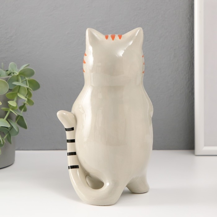 Сувенир керамика Сувенир керамика "Рыжик кот с сердечком в звёздочку" 12,2х11,2х20 см