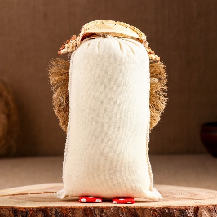 Оберег Оберег "Домовой полушляпе Счастья и Любви", лён, 20-21 см