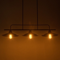 Люстра "Джозеф" 3x40W E27 черный 36x118x21,5 см BayerLux Люстра "Джозеф" 3x40W E27 черный 36x118x21,5 см BayerLux