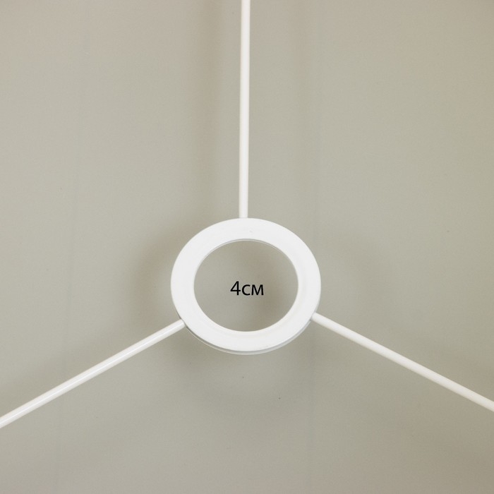 Абажур для торшера "Классика" Е27 песочный 40х40х22см