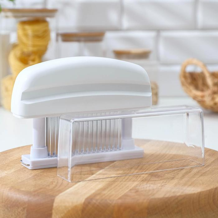 Тендерайзер для мяса «Нилла», 15×11×4 см, цвет МИКС Тендерайзер для мяса «Нилла», 15×11×4 см, цвет МИКС