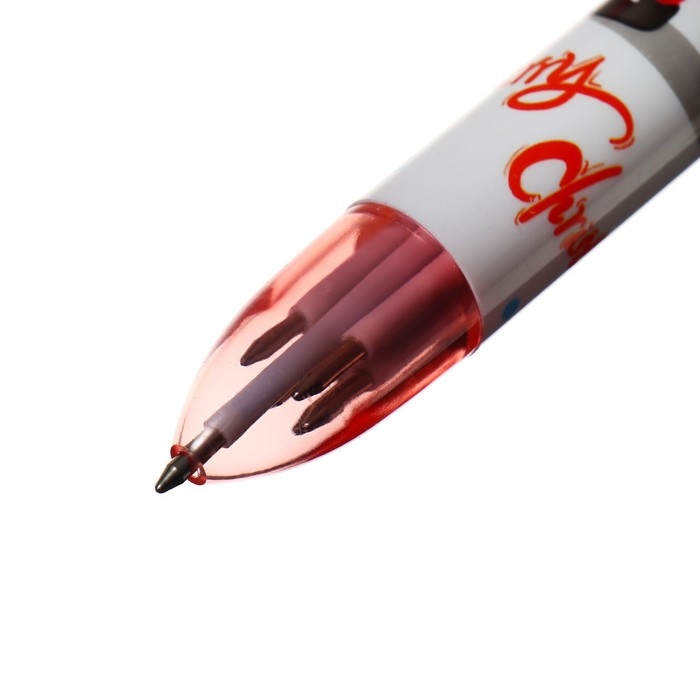 Новый год. Ручка шариковая автоматическая Новый год. Ручка шариковая автоматическая "Новый год", Calligrata, 6 цветов, МИКС