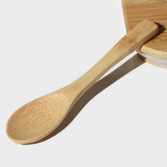 Банка стеклянная для хранения сыпучих продуктов с ложкой BellaTenero «Эко» 750 мл, 10×11 см, с бамбуковой крышкой Банка стеклянная для хранения сыпучих продуктов с ложкой BellaTenero «Эко» 750 мл, 10×11 см, с бамбуковой крышкой