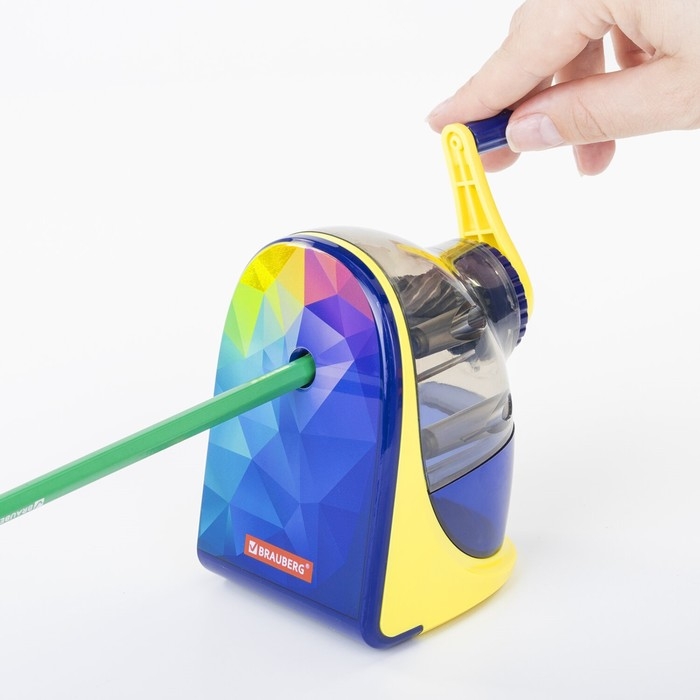 Точилка механическая BRAUBERG Точилка механическая BRAUBERG "MULTICOLOR", корпус с печатью 228489