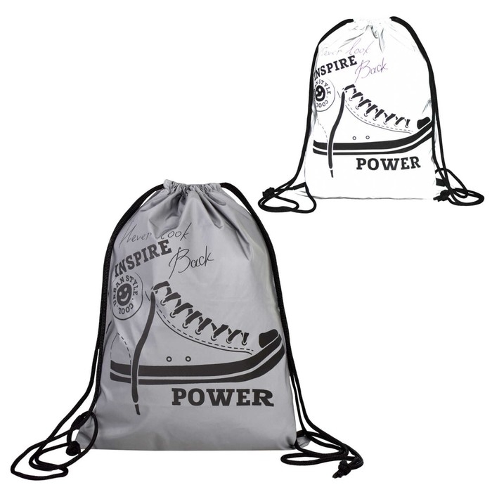 Мешок для обуви 460 х 340 мм, шелкография, светоотражающие элементы, Феникс  Мешок для обуви 460 х 340 мм, шелкография, светоотражающие элементы, Феникс "Кеды"