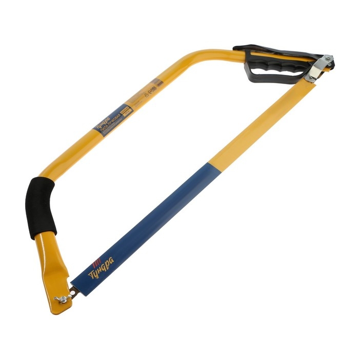 Пила лучковая ТУНДРА,  Пила лучковая ТУНДРА, "волчий зуб" для быстрого пила по сухой и мокрой древесине, 600 мм