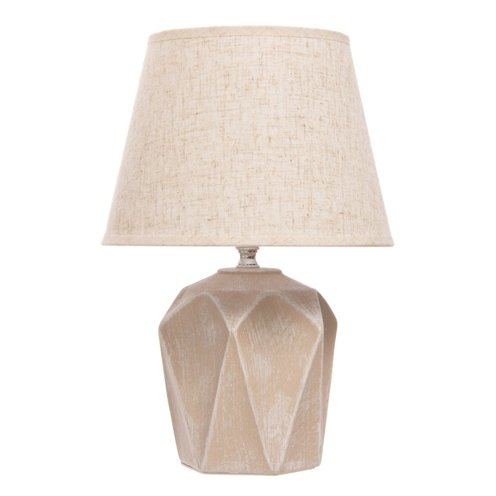 Настольная лампа Настольная лампа "Аурика" Е14 40Вт бежевый 22х22х34см