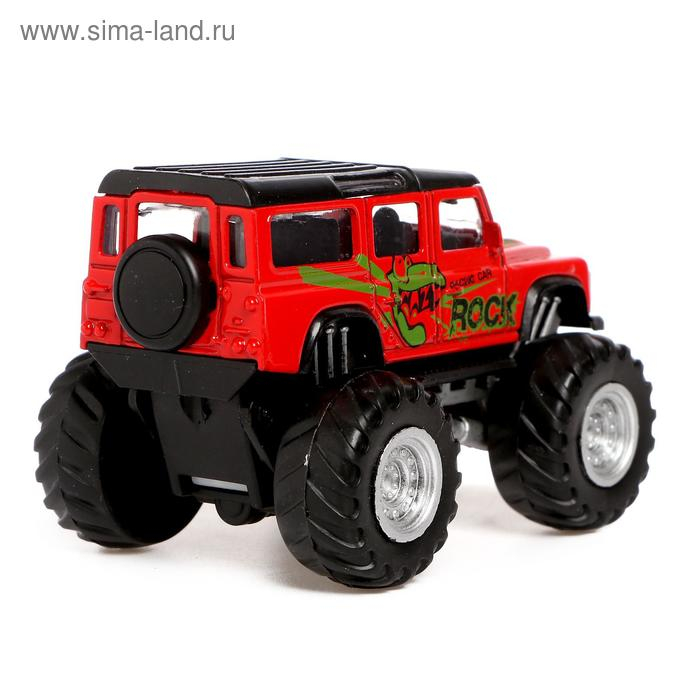 Машина металлическая «Биг-фут», инерционная, МИКС Машина металлическая «Биг-фут», инерционная, МИКС