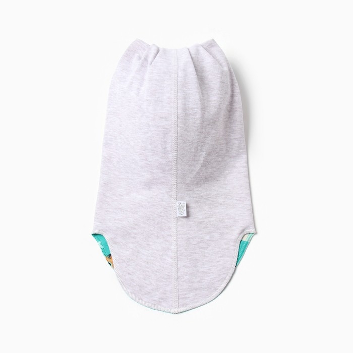 Шапка-шлем детский, цвет серый, размер 44-46