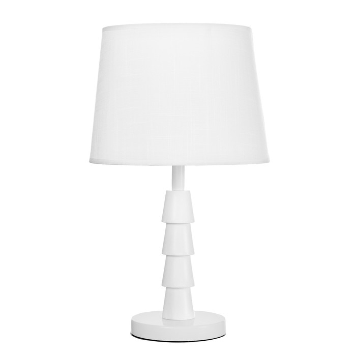 Настольная лампа Настольная лампа "Сапин" E27 40Вт белый 25х25х43,5 см RISALUX