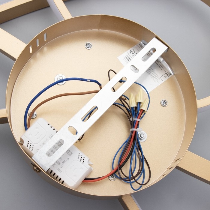 Светильник Светильник "Модес" LED 56Вт 4000К золото 100х50х9 см BayerLux