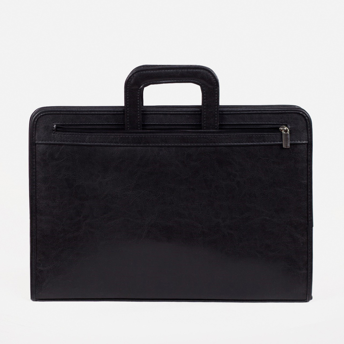 Папка для документов «Алекс», А4, цвет чёрный