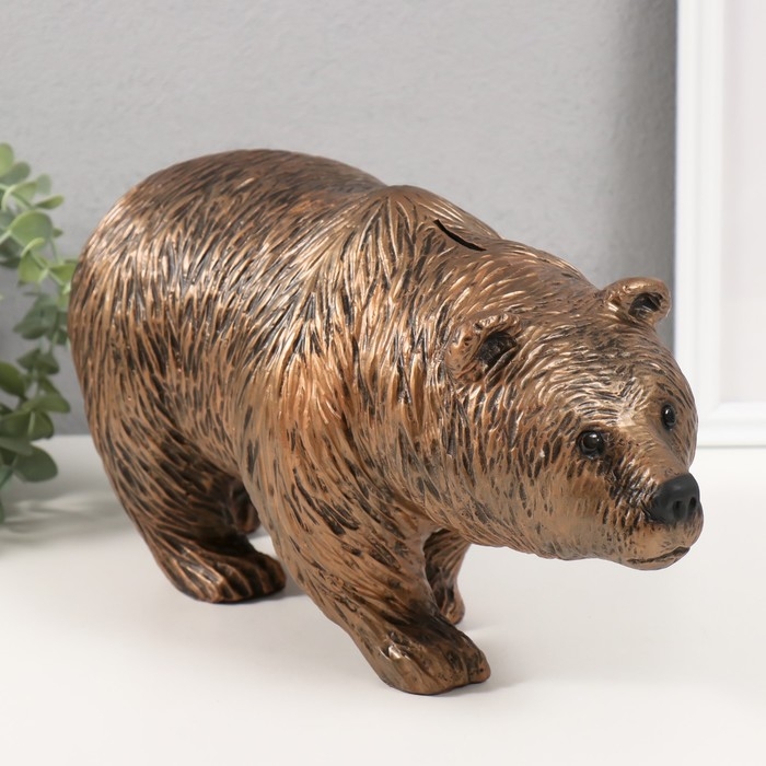 Копилка Копилка "Медведь Бронзовый" 18,5 х 14 х 36 см