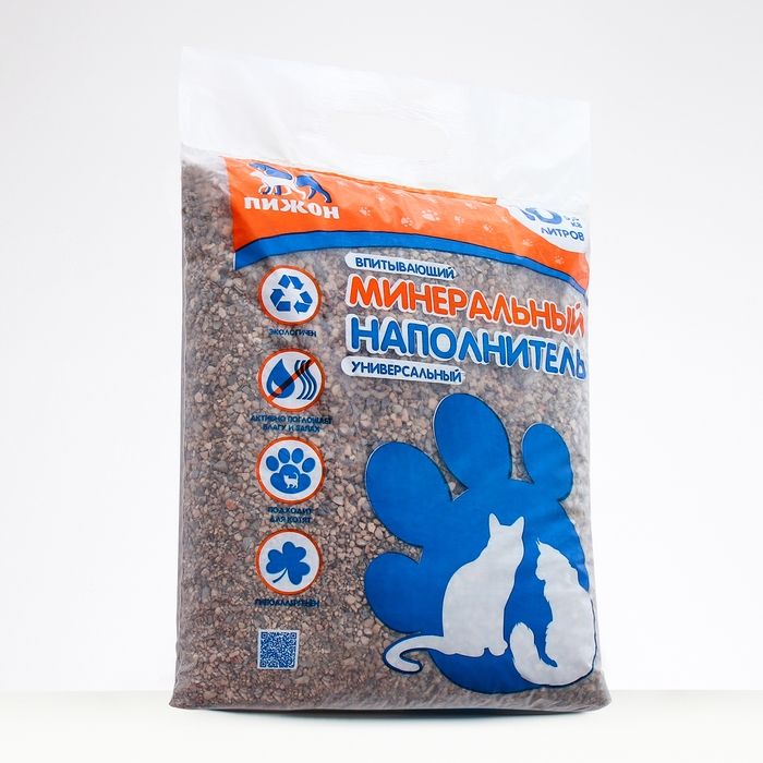 Наполнитель минеральный впитывающий Наполнитель минеральный впитывающий "Пижон" универсальный, 10 л