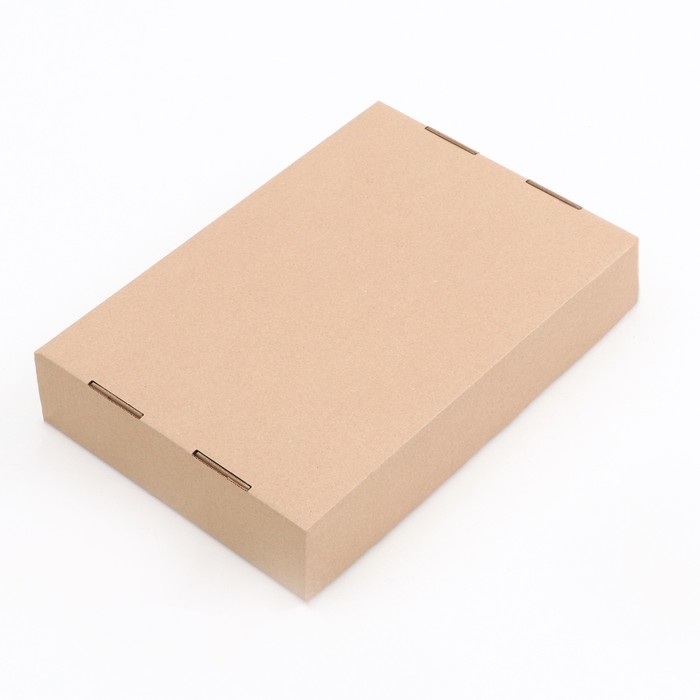 Коробка складная, крышка-дно, бурая, 35 х 25 х 7 см Коробка складная, крышка-дно, бурая, 35 х 25 х 7 см