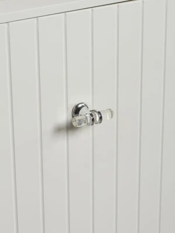 Ручка-кнопка CAPPIO PK106, d=12 мм, пластик, цвет прозрачный/хром