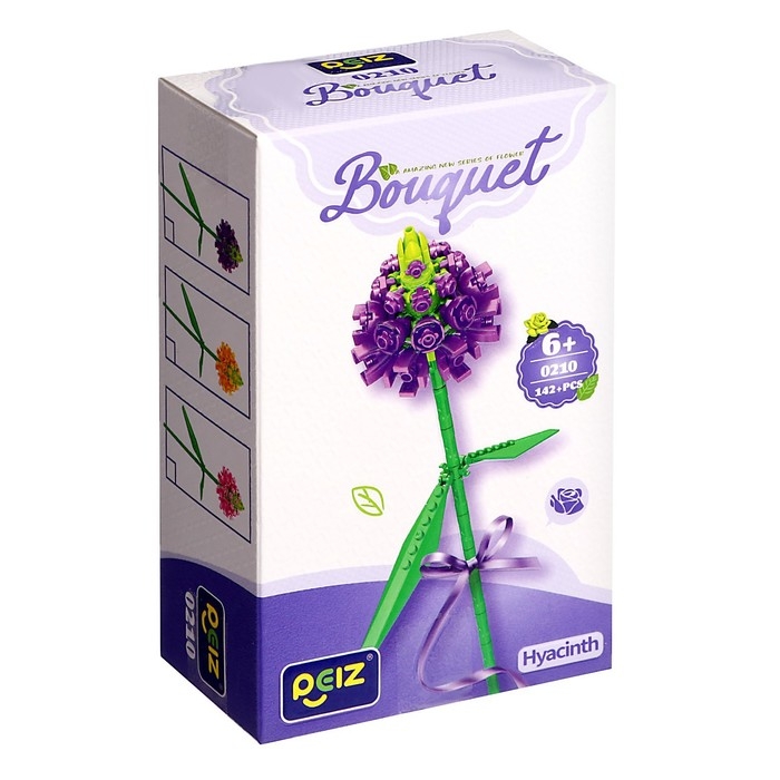 Конструктор Букет «Гиацинт», 142 детали Конструктор Букет «Гиацинт», 142 детали