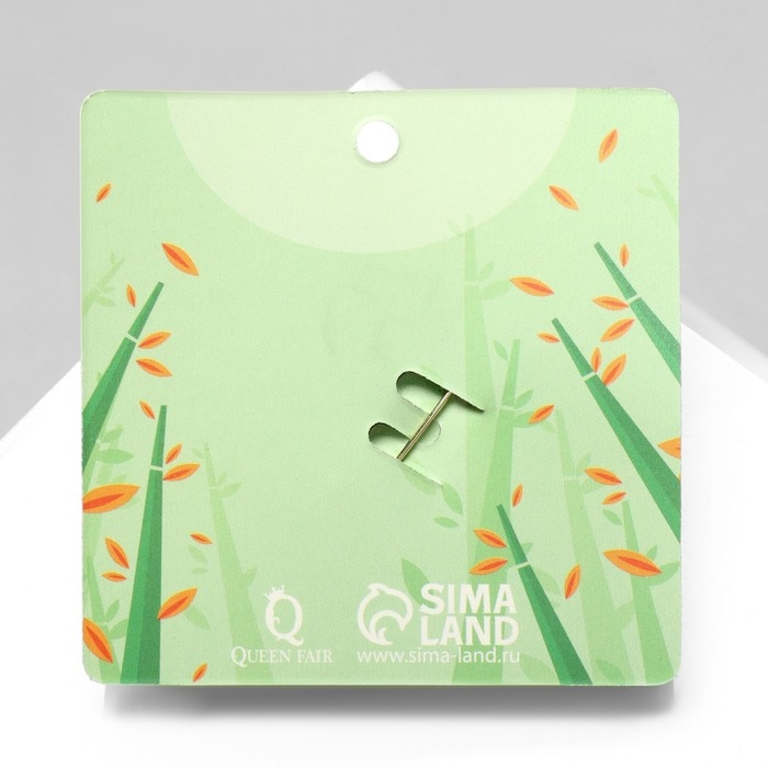 Брошь «Панда» на ветке, цветная в золоте Брошь «Панда» на ветке, цветная в золоте