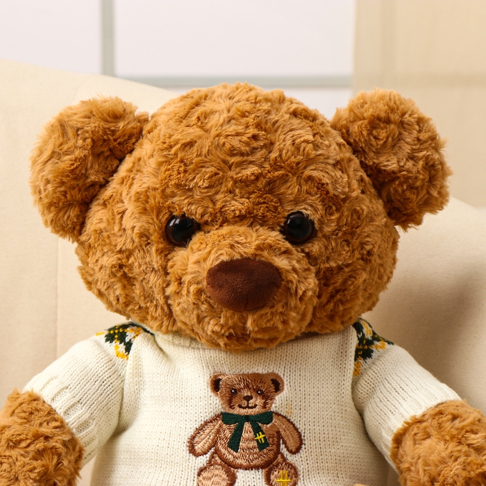 Мягкая игрушка «Медведь», в кофте, 50 см, цвет коричневый Мягкая игрушка «Медведь», в кофте, 50 см, цвет коричневый