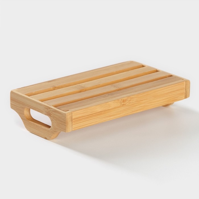 Ёмкости для соусов фарфоровые на подставке из бамбука BellaTenero, 3 предмета: 2 соусника 420 мл, подставка 17×7,2×17 см, цвет белый Ёмкости для соусов фарфоровые на подставке из бамбука BellaTenero, 3 предмета: 2 соусника 420 мл, подставка 17×7,2×17 см, цвет белый