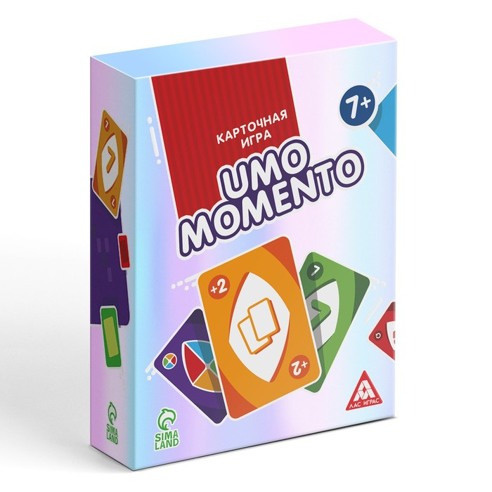 Настольная игра на реакцию и внимание «UMO momento», 70 карт, 7+ Настольная игра на реакцию и внимание «UMO momento», 70 карт, 7+