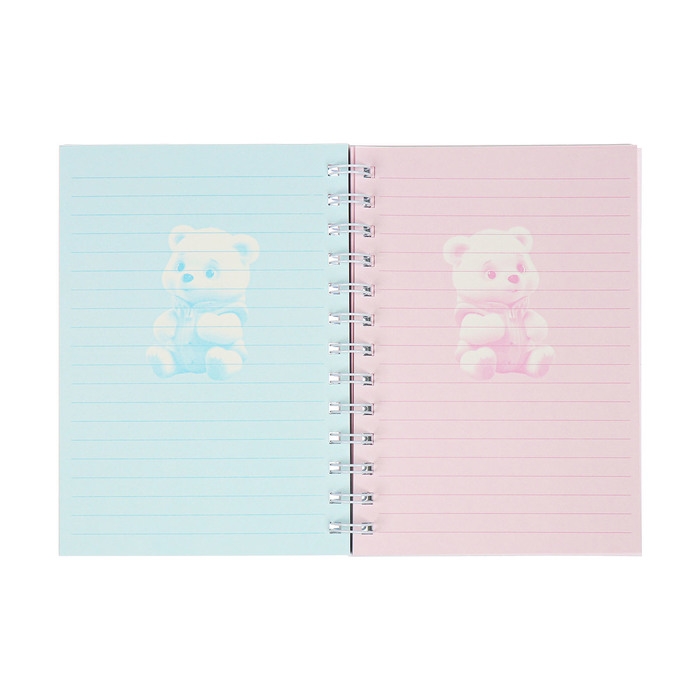 Записная книжка подарочная на гребне 80л,линия, цветной блок,обложка ПВХ 3D Мишка(17,6х13,5см) 105 Записная книжка подарочная на гребне 80л,линия, цветной блок,обложка ПВХ 3D Мишка(17,6х13,5см) 105