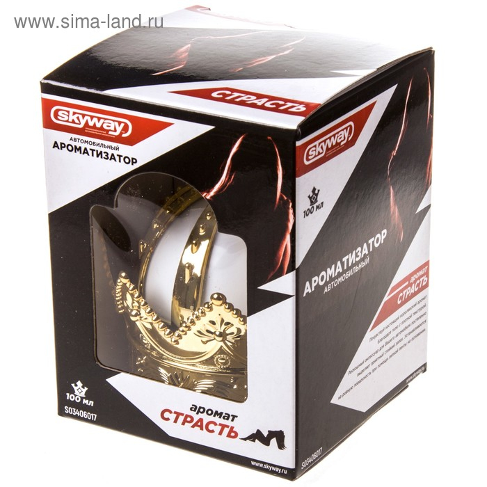 Ароматизатор Skyway, на панель, гелевый, Корона Страсть, S03406017 Ароматизатор Skyway, на панель, гелевый, Корона Страсть, S03406017