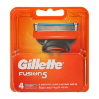 Сменные кассеты Gillette Fusion, 5 лезвий, 4 шт