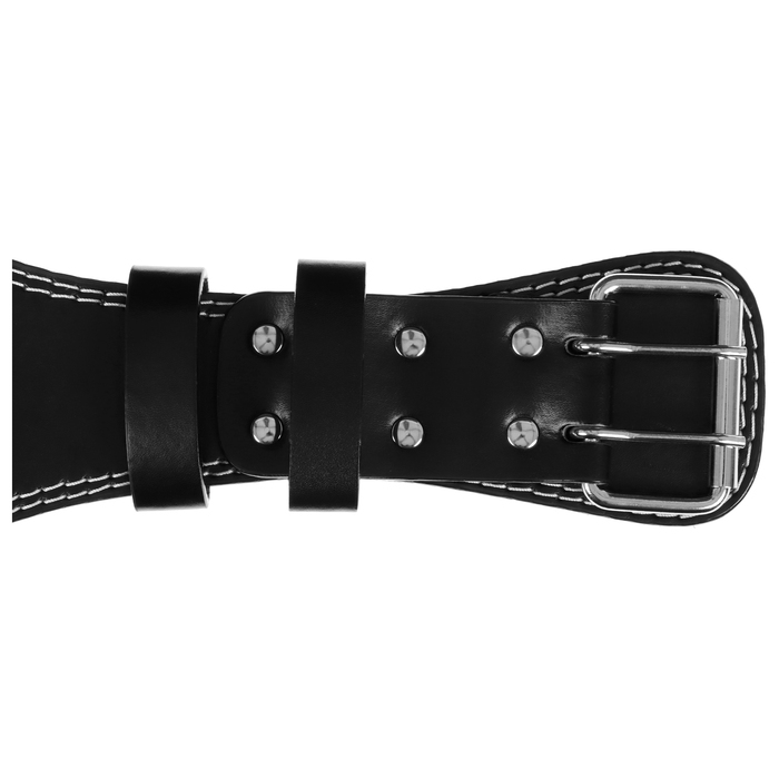 Пояс для тяжёлой атлетики ONLYTOP 120 см, искусственная кожа, цвет чёрный Пояс для тяжёлой атлетики ONLYTOP 120 см, искусственная кожа, цвет чёрный