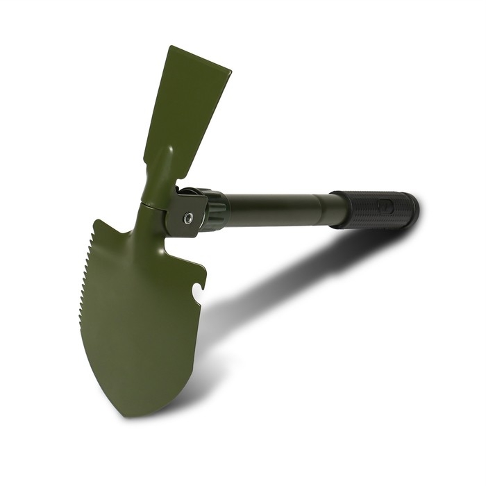 Лопата туристическая, складная, L = 41 см, мотыжка, прорезиненная рукоять, в чехле, Greengo Лопата туристическая, складная, L = 41 см, мотыжка, прорезиненная рукоять, в чехле, Greengo