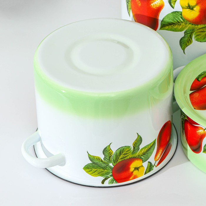 Набор кастрюль «Дары лета», 3 предмета: 2 л, 3,5 л, 5,5 л, индукция Набор кастрюль «Дары лета», 3 предмета: 2 л, 3,5 л, 5,5 л, индукция