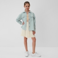 Рубашка для девочки MINAKU: Casual collection KIDS цвет мятный, рост 134