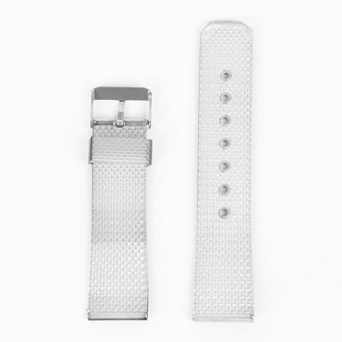 Ремешок для часов Ремешок для часов "Соломон", 22 мм, резина, l-19.5 см, серый