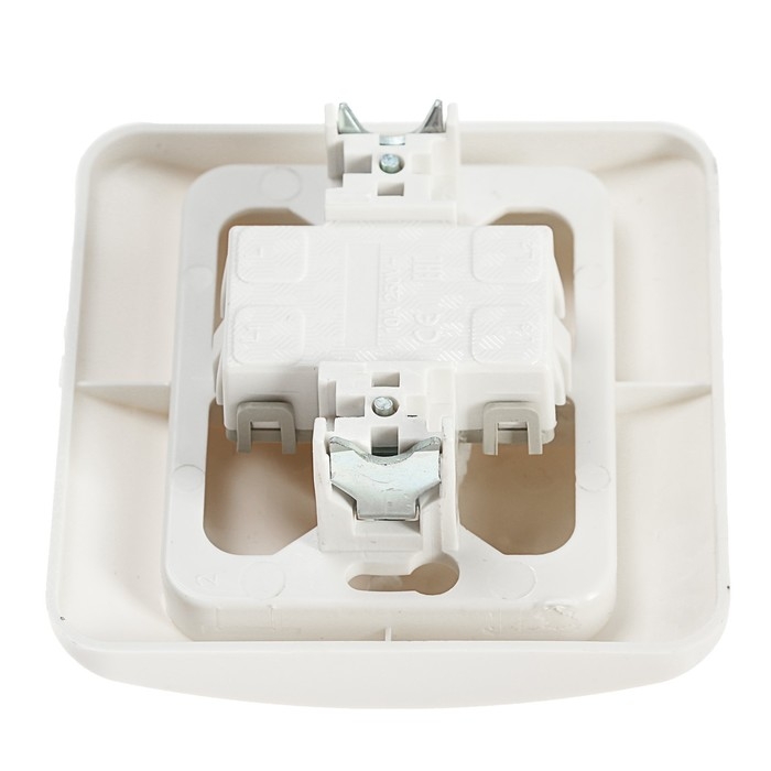 Выключатель Luazon Lighting  Выключатель Luazon Lighting "ЕКБ", 10 А, 2 клавиши, белый