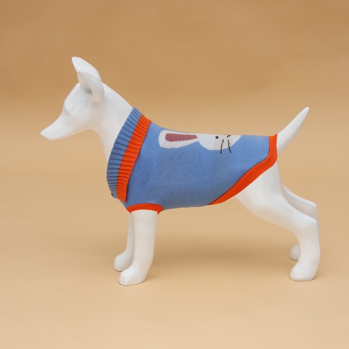 Свитер  Свитер "Зайка", M (ДС 26, ОШ 26, ОГ 28-46 см)