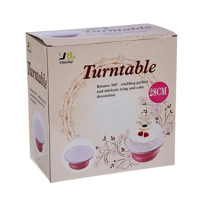 Подставка для торта вращающаяся с наклоном, d=23 см Подставка для торта вращающаяся с наклоном, d=23 см