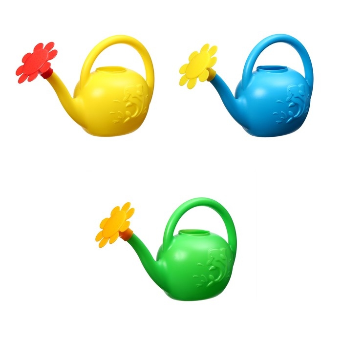 Лейка, 1.5 л, с рассеивателем, цвет МИКС, «Ромашка» Лейка, 1.5 л, с рассеивателем, цвет МИКС, «Ромашка»