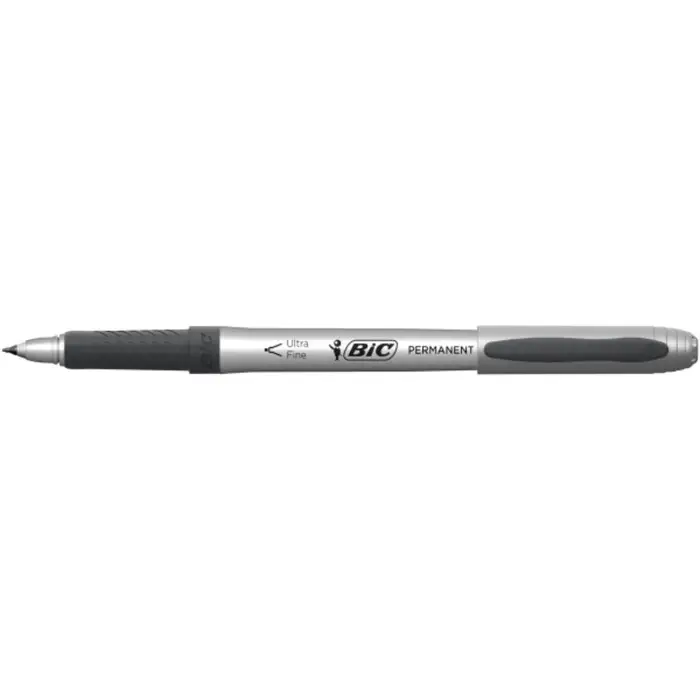 Перманентный маркер, BIC узел 0.8 мм, цвет черный Перманентный маркер, BIC узел 0.8 мм, цвет черный