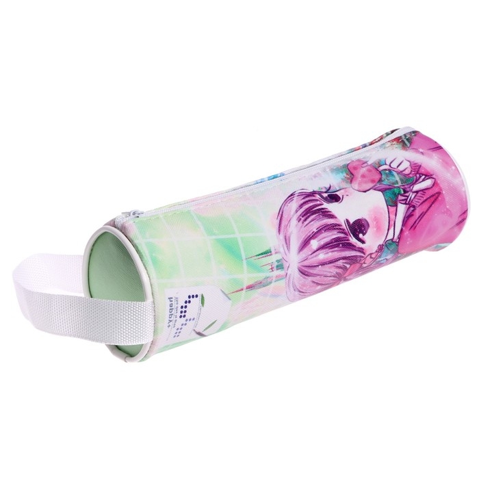 Пенал-тубус школьный на молнии Пенал-тубус школьный на молнии "Аниме", МИКС