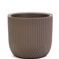 Кашпо со вставкой 3,7 л d22 см h20 см РАМОНА серый