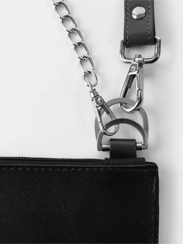 Полукольцо для сумок двойное, d=25 мм, толщина - 2.5 мм, 2 шт., цвет серебряный