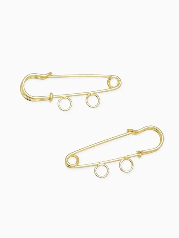 Булавка для подвесок PO-035, №01, 2 шт. 3.5&times;0.5 см, цвет золото