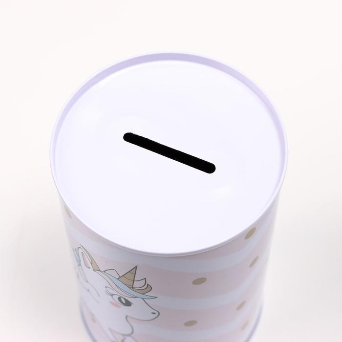 Копилка металл банка Копилка металл банка "Единорог с крыльями" МИКС 12х8х8 см