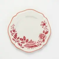 Чайная пара &laquo;Розовый сад&raquo;: кружка 280 мл, блюдце d=16 см, ручная работа