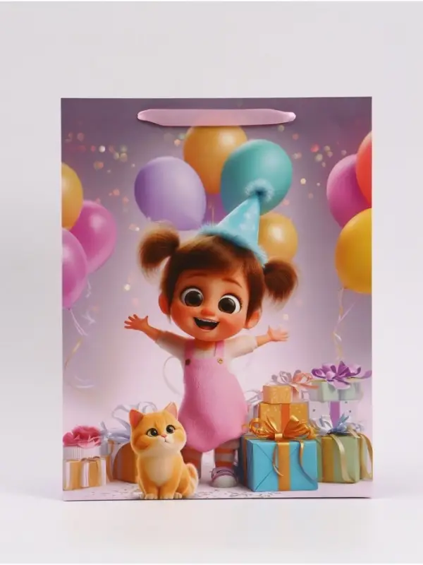 Пакет подарочный &laquo;Радость&raquo;, 31&times;40&times;11.5 см