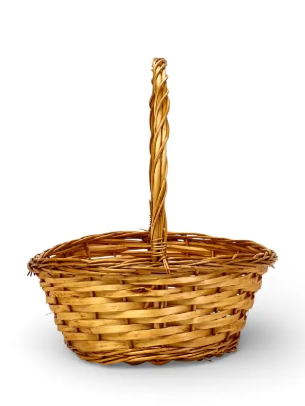 Корзина плетёная для хранения Garden, ива, овальная, цвет натуральный, набор 3 шт.