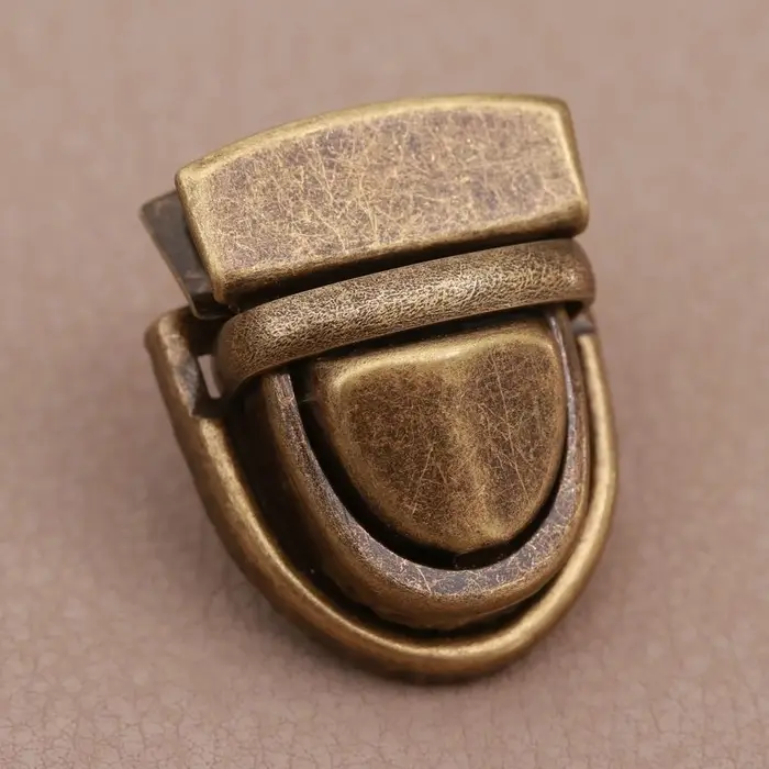 Застёжка для сумки, 3×2 см, цвет бронзовый Застёжка для сумки, 3×2 см, цвет бронзовый